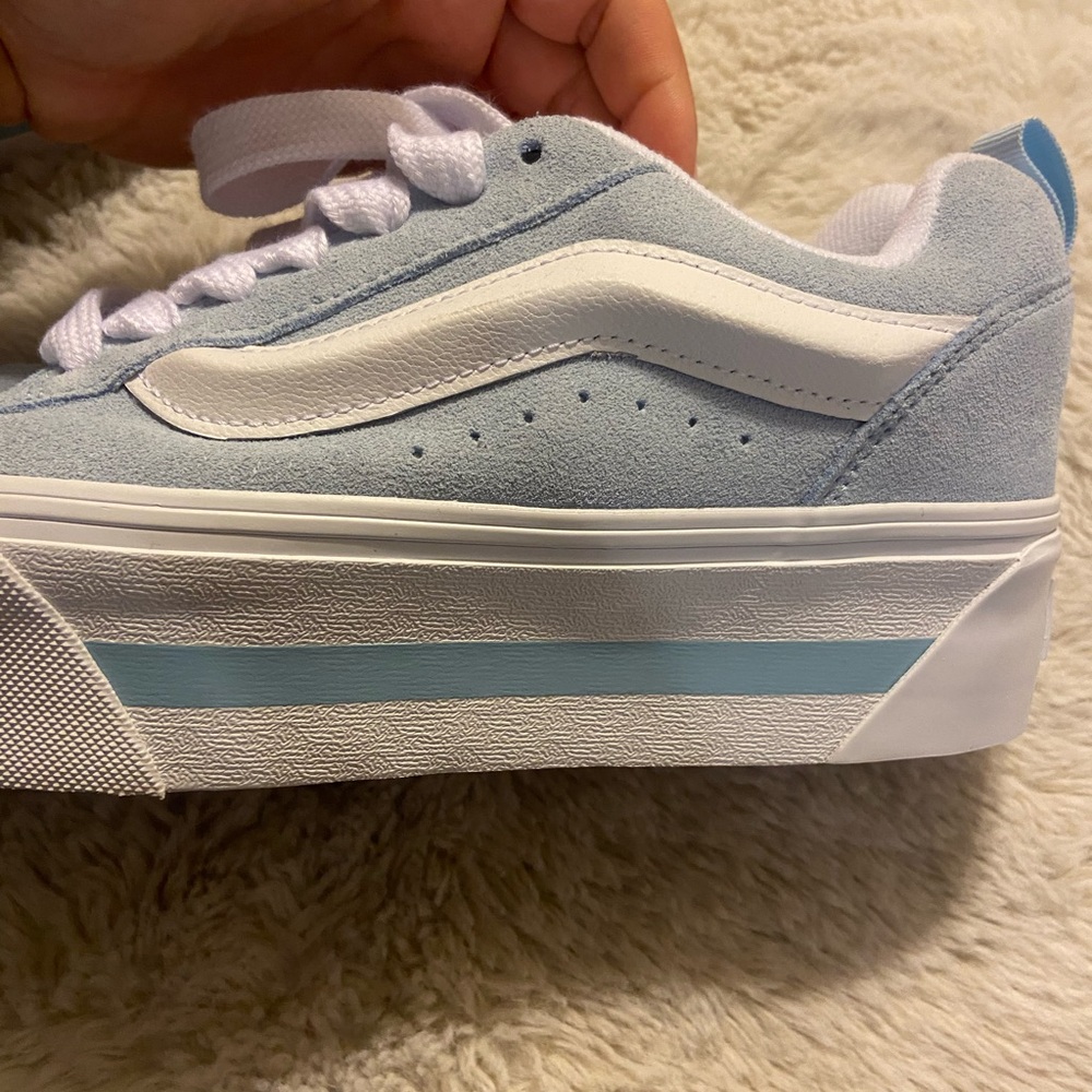 New Vans Knu stack vintage satin dream blue women’s size 9, men’s size 7.5 - Picture 7 of 11